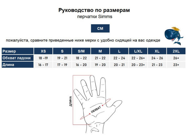 Перчатки ProDry Glove+ Liner (L; steel)